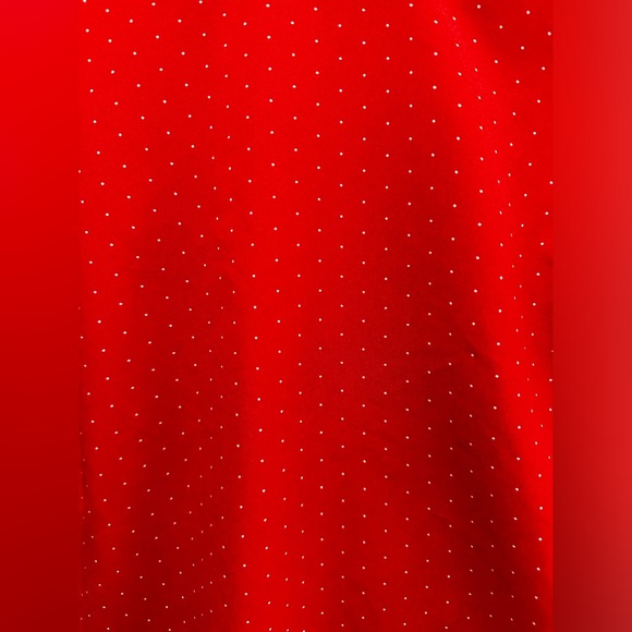 A New Day Red With White Polka Dot Blouse - Picture 2 of 7